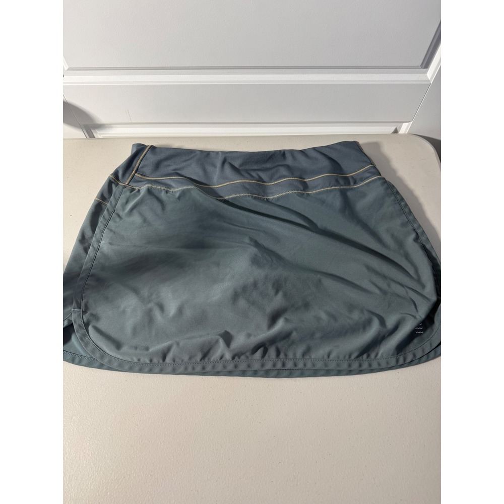FREE FLY Women's Athletic Skort Size M Blue Polyester Spandex Performance